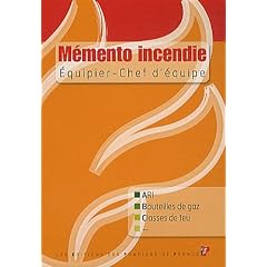 M�mento incendie - Equipier - Chef d'�quipe