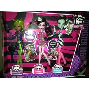 Monster High Dawn of the Dance Action Figure Doll 3-Pack 