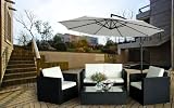 Frugah Rattan Wicker Conservatory Outdoor Garden Furniture Set 2012 New Stylish