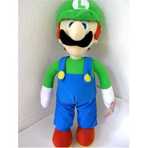 51PP UMPtRL Supsize Super Nintendo Stuffed Animal   Luigi 28in Plush Toy