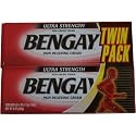 Bengay Ultra Strength Pain Relieving Cream, 2 Count, 4 Ounces Box