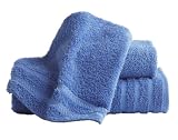 Martex Egyptian Bath Towel 2-Pack with Free Washcloth 2-Pack, French Blue