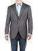 Bianco B Men's Check Modern Two Button Blazer Trim Fit Jacket