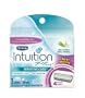 Schick Intuition Plus All-In-One Cartridges for Sensitive Skin, Fragrance Free, 3 Cartridges (Pack of 2)
