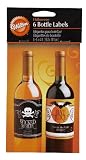 Wilton Skulls & Scrolls 6 Count Bottle Labels