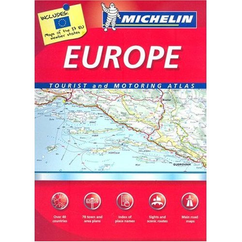 Michelin Road Atlas to Scale 1:1000000