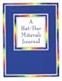 A Bat/Bar Mitzvah Journal