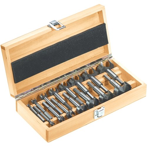 Buy Woodstock International H3127 Forstner Bit 15 pc. Set 1/16″ Filler Hex Shank
