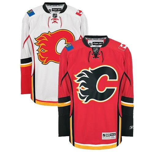 Reebok Calgary Flames Reebok Edge Premier Hockey Jersey [SENIOR]