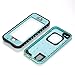 iPhone 5S Waterproof Case,Mangix Waterproof with Touched Transparent Screen Protector Heavy Duty Protective Carrying Cover Case includes a 3.5mm AUX Cable for Apple iPhone 5/5s-Blue