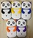 3D Cartoon Lovely Panda Silicone Jelly Skin Case Cover for Apple iPhone 5C (Black)