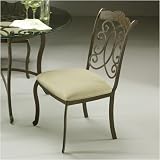 Pastel Furniture AH 110 PM-651 Athena Side Chair in Patina Moss