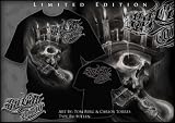Sullen LIMITED EDITION SoCal TATOO COLLABORATION Mens T-shirt in Black