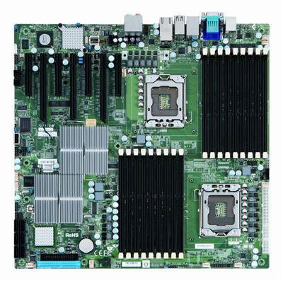 SUPERMICRO X8DAH+-F - Motherboard - extended ATX - Intel 5520 - LGA1366 Socket - UDMA100 - SATA-300 (RAID) - 2 x Gigabit Ethernet - FireWire - video - HD Audio (8-channel)