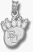 Baylor Bears 1/2 BU Paw Pendant - Sterling Silver Jewelry