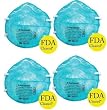 8612F 3M FDA Cleared N95 Particulate Respirator 4-Pack (4 Masks Included) - Flu Protection*