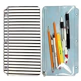 Pencil Pouch 3D Lenticular PP01-R301; Changing colors between black and white stripes when tilted.