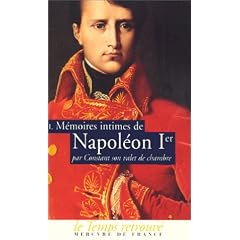 Memoires intimes de napoleon 1e par constant, son valet de chambre