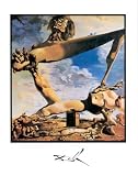 Salvador Dali Soft Construction Dahli Art Poster Print - 16" X 20"