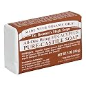 Dr. Bronner's Magic Soaps Pure-Castile Soap, All-One Hemp Eucalyptus, 5-Ounce Bars (Pack of 6)