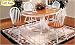 5pc Country Oak and White Finish Wood Oval Dining Table and 4 Windsor Chair Set