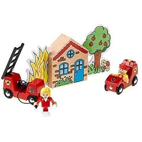 BRIO Fire Brigade Play Set by Brio