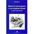 Origine des noms d'oiseaux et des mamiferes d europe
