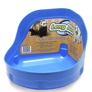 Pet rabbit Litter Pan Can be secured to the cage with small hooks on the back to ensure that it doesn\'t move when your bunny is going about its business.