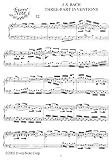 Bach J.S. 3-Part Inventions: Invention No. 12: Instantly download and print sheet music