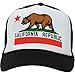 Dolphin Shirt Co California State Flag Snapback Mesh Truckers Cap