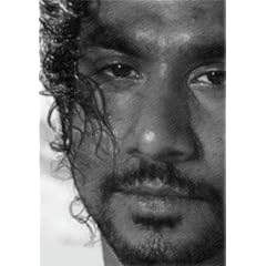 NAVEEN ANDREWS - Original Art Print (A4 - Signed by the Artist) #js006