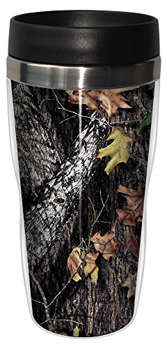 Tree-Free Greetings 77615 Break Up by Mossy Oak Camo Vintage Art Sip 'N Go Travel tumbler, 16-Ounce, Stainless Steel, Multicolored
