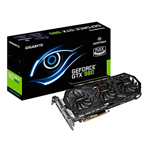 Gigabyte GeForce GTX 980 4GB GDDR5 PCiE Graphics Cards GV-N980WF3-4GD