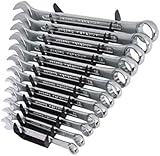 Silverline SP1236 Combination Spanner, 8-19 mm - 12 Pieces