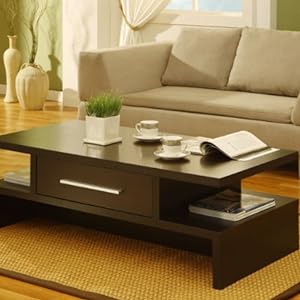 Tepekiie Cappuccino Finish Coffee Table