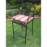 51PPhyJVc5L. SL160  Capri Woven Iron Bistro Bar Stool   of 2 Patio Chair Set   JF101441