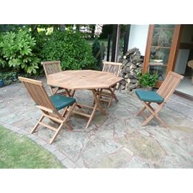 HUMBER TEAK 9 PIECE GRADE A TEAK OUTDOOR DINING SET