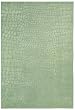 Martha Stewart Amazonia Hand-knotted Tibetans Canopy / Green 2' 6" x 4' 3" Area Rug