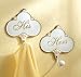 HIS N HERS TOWEL HANGERS