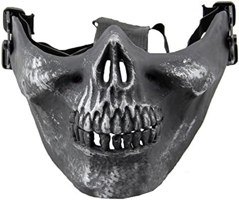 Sharkly Army Skull Warrior Armor War Game CS Metallic Skeleton Protective Mask Face Guard