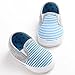 Voberry® Baby Boys Girls Toddlers Striped Sneakers Soft Sole Anti-slip Outdoor Canvas Shoes (12~18 Month, Blue)