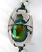 Clear Colorful Scarab Beetle Bracelet
