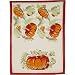 Fall Pumpkins Block Print Novelty Design French Kitchen Towel Couleur Nature