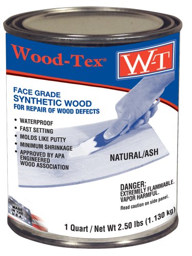 WOODTEX Wood & Grain Filler - Natural/Ash - Quart