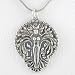Double Sided Tree Goddess Pendant in Sterling Silver on an 18