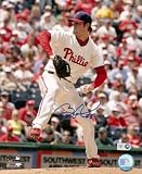 Cole Hamels Autographed "Home" 8x10 Photograph
