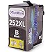 Office World 2 Sets+1 BK Replacement for Epson 252 Ink Cartridge Compatible with Epson Wf 3640 Wf 3630 Wf 3620 Wf 7610 Wf 7620 Wf 7110