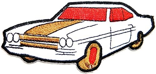 Classic Sedan Car Model Diecast Figure Logo Racing Jacket T shirt Patch Sew Iron on Embroidered Badge Custom