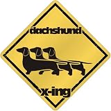 New  Dachshund X-Ing / Xing Iii  Crossing Dog