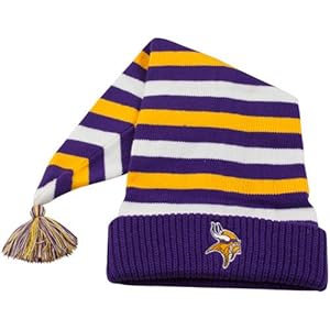 NFL End Zone Toboggan Hat - K166Z, Minnesota Vikings, One Size Fits All